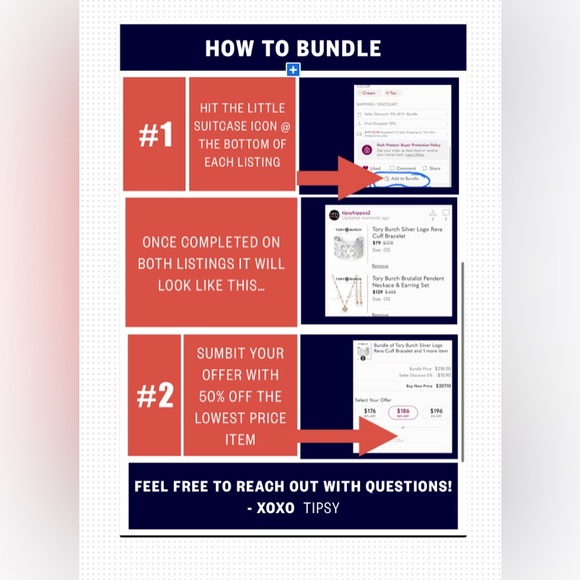 Tory Burch Marion Gold & White Chain Bracelet - Picture 6 of 6